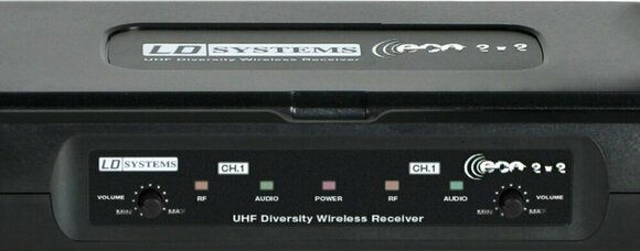 Système sans fil avec micro main LD Systems Eco 2X2 HHD 2: 863.9 MHz & 864.9 MHz - 2