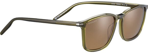 Lifestyle brýle Serengeti Lenwood Shiny Dark Green/Mineral Polarized Drivers Lifestyle brýle - 3