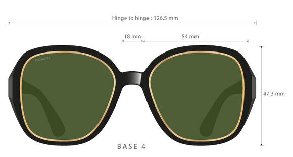Lifestyle Glasses Serengeti Hayworth Shiny Black/Transparent Layer/Mineral Non Polarized Lifestyle Glasses - 5