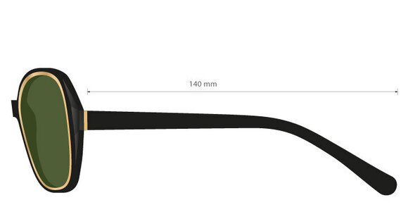Livsstil briller Serengeti Hayworth Shiny Black/Transparent Layer/Mineral Non Polarized Livsstil briller - 6