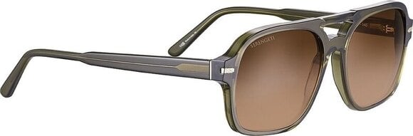 Életmód szemüveg Serengeti Marco Shiny Crystal Dark Green/Mineral Polarized Drivers Gradient Életmód szemüveg - 3
