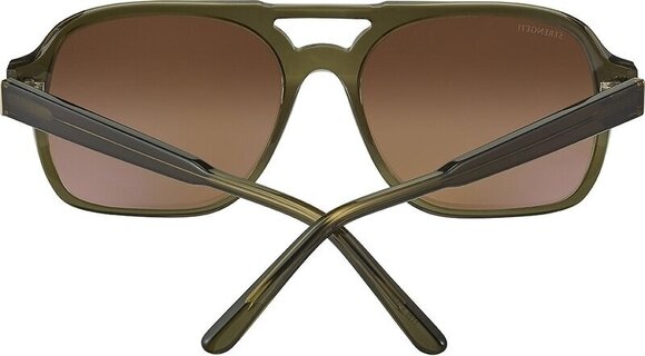 Lifestyle Glasses Serengeti Marco Shiny Crystal Dark Green/Mineral Polarized Drivers Gradient Lifestyle Glasses - 4