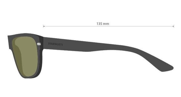 Életmód szemüveg Serengeti Pancho Matte Black/Mineral Polarized 555Nm Életmód szemüveg - 6