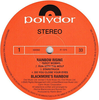 Vinyl Record Rainbow - Rising (Reissue) (180g) (LP) - 2