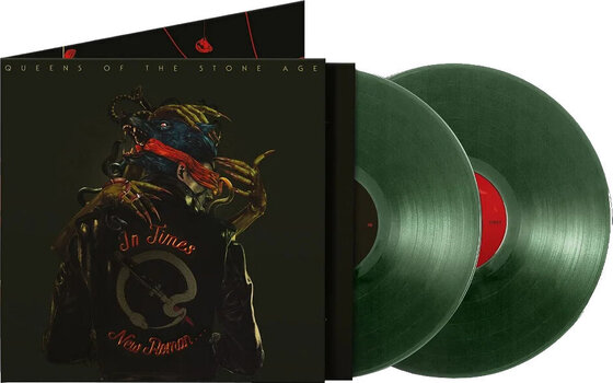 Vinyl Record Queens Of The Stone Age - In Times New Roman... (Green Coloured) (2 LP) - 2