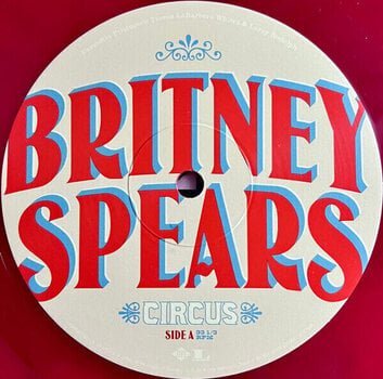 LP Britney Spears - Circus (Red Coloured) (Reissue) (LP) - 2