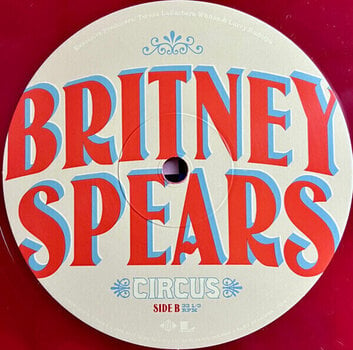 Vinylskiva Britney Spears - Circus (Red Coloured) (Reissue) (LP) - 3