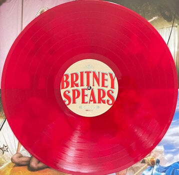 Vinyl Record Britney Spears - Circus (Red Coloured) (Reissue) (LP) - 6