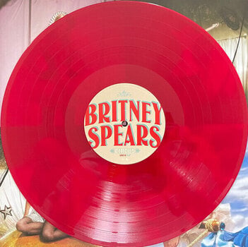 Vinyl Record Britney Spears - Circus (Red Coloured) (Reissue) (LP) - 7