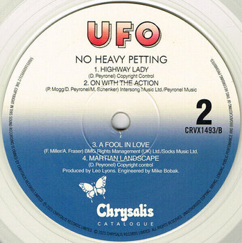 Schallplatte UFO - No Heavy Petting (Clear Coloured) (Deluxe Edition) (Reissue) (3 LP) - 3