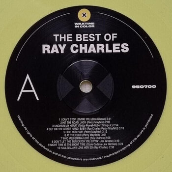 Disco in vinile Ray Charles - The Best Of Ray Charles (Yellow Coloured) (LP) - 2