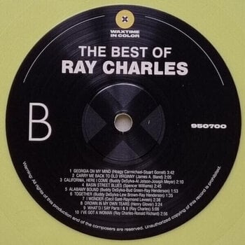 Vinyl Record Ray Charles - The Best Of Ray Charles (Yellow Coloured) (LP) - 3
