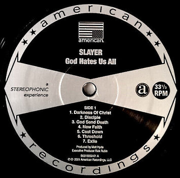 Vinylskiva Slayer - God Hates Us All (Remastered) (LP) - 2