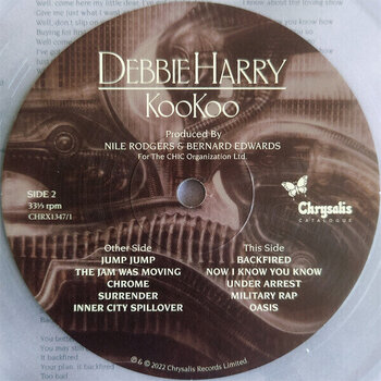 Vinyl Record Debbie Harry - KooKoo (Reissue) (Clear Coloured) (2 LP) - 3