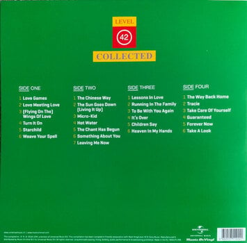 Vinylskiva Level 42 - Collected (Remastered) (2 LP) - 6