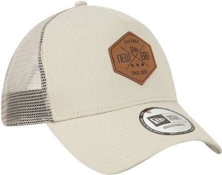 Cappello New Era 9Forty AF Trucker Heritage Patch Off White UNI Cappello - 3
