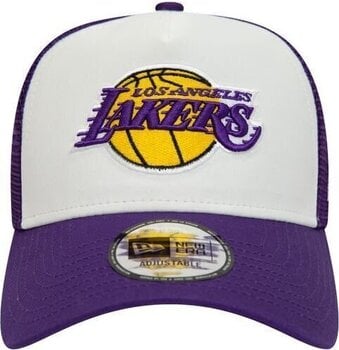 Kasket Los Angeles Lakers 9Forty NBA AF Trucker Team Clear White/Team Color UNI Kasket - 2