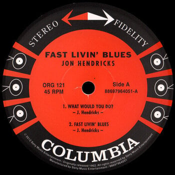 Vinylplade Jon Hendricks - Fast Livin' Blues (180 g) (45 RPM) (Limited Edition) (2 LP) - 3