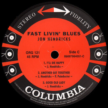 Vinylplade Jon Hendricks - Fast Livin' Blues (180 g) (45 RPM) (Limited Edition) (2 LP) - 5