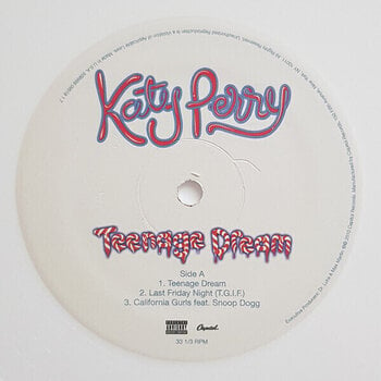 Vinyl Record Katy Perry - Teenage Dream (White Coloured) (2 LP) - 3