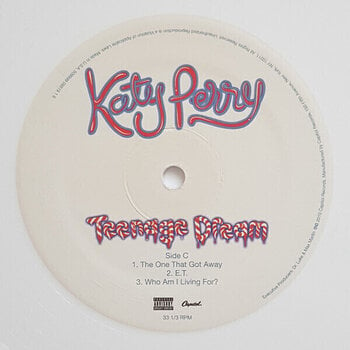 Vinyl Record Katy Perry - Teenage Dream (White Coloured) (2 LP) - 5