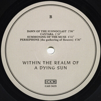 Vinyl Record Dead Can Dance - Within the Realm of a Dying Sun (Reissue) (LP) - 3