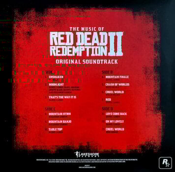 LP ploča Various Artists - The Music of Red Dead Redemption II (Red Coloured) (2 LP) - 3