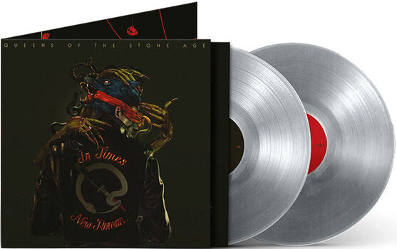 Vinyl Record Queens Of The Stone Age - In Times New Roman... (Silver Coloured) (2 LP) - 3