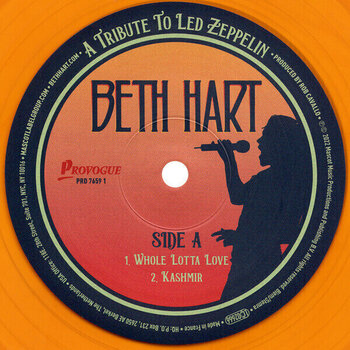 Vinyl Record Beth Hart - A Tribute To Led Zeppelin (Limited Edition) (Orange Coloured) (2 LP) - 3