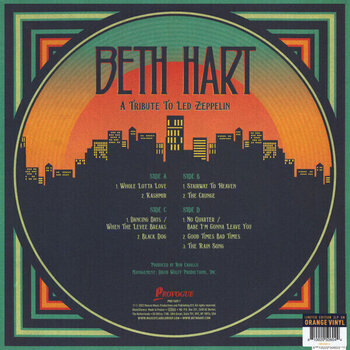 Δίσκος LP Beth Hart - A Tribute To Led Zeppelin (Limited Edition) (Orange Coloured) (2 LP) - 7