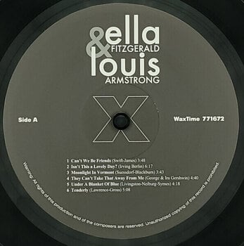 Disco in vinile Ella Fitzgerald and Louis Armstrong - Ella & Louis (Reissue) (180g) (LP) - 2