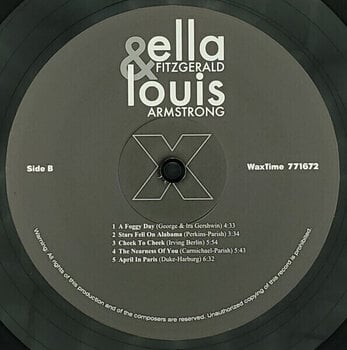 Disco in vinile Ella Fitzgerald and Louis Armstrong - Ella & Louis (Reissue) (180g) (LP) - 3