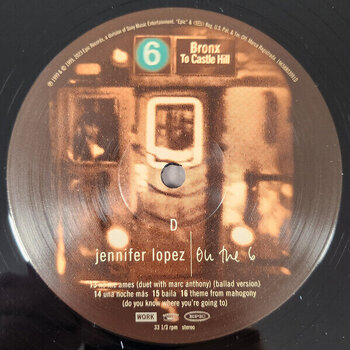 Vinyl Record Jennifer Lopez - On the 6 (Reissue) (2 LP) - 5