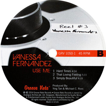 Vinyl Record Vanessa Fernandez - Use Me (180 g) (45 RPM) (2 LP) - 4