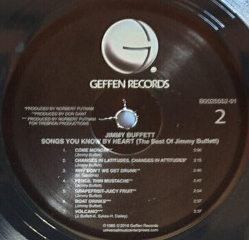Vinylplade Jimmy Buffett - Songs You Know By Heart (LP) - 4