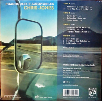Disc de vinil Chris Jones - Roadhouses & Automobiles (180 g) (45 RPM) (2 LP) - 7