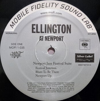 Vinyl Record Duke Ellington - Ellington At Newport (Mono) (LP) - 3