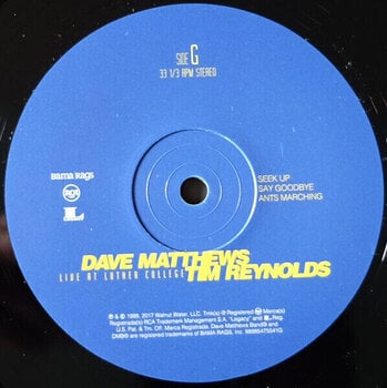 Schallplatte Dave Matthews & Tim Reynolds - Live at Luther College (Box Set) (4 LP) - 9