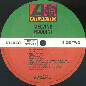 Vinyl Record The Melvins - Houdini (Remastered) (180g) (LP) - 3