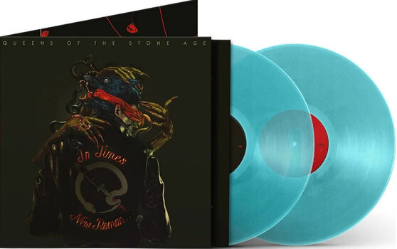 Vinylskiva Queens Of The Stone Age - In Times New Roman... (Blue Transparent Coloured) (2 LP) - 2