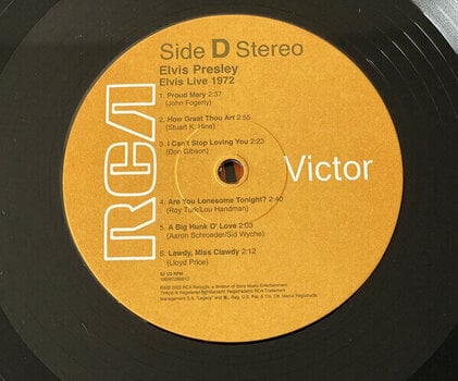 Vinyl Record Elvis Presley - Elvis Live 1972 (2 LP) - 5