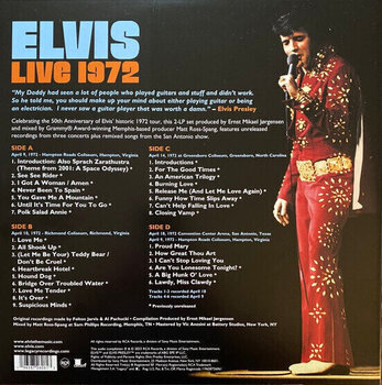 Disque vinyle Elvis Presley - Elvis Live 1972 (2 LP) - 6