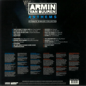 Δίσκος LP Armin Van Buuren - Anthems (Ultimate Singles Collected) (Coloured) (2 LP) - 2