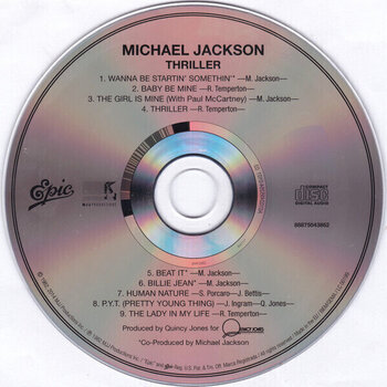 Glazbene CD Michael Jackson - Thriller (Reissue) (CD) - 2
