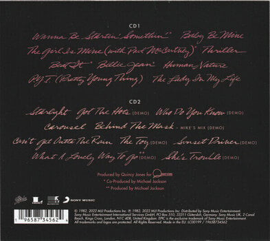 Zenei CD Michael Jackson - Thriller (40th Anniversary) (2 CD) - 4