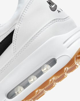 Calçado de golfe para mulher Nike Air Max 1 '86 Unisex Golf Shoe White/Black 38,5 - 7