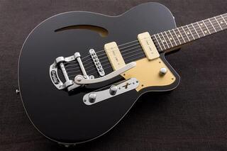 Poolakustiline kitarr Reverend Guitars Club King 290 Midnight Black Poolakustiline kitarr - 1