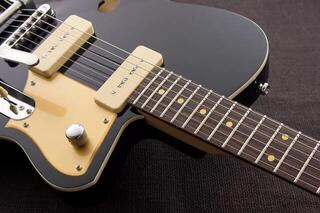 Poolakustiline kitarr Reverend Guitars Club King 290 Midnight Black Poolakustiline kitarr - 4