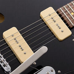 Poolakustiline kitarr Reverend Guitars Club King 290 Midnight Black Poolakustiline kitarr - 6