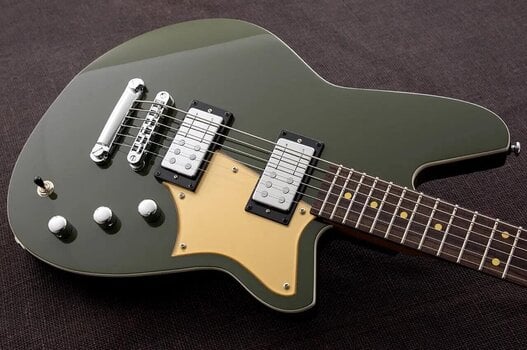 Elektrische gitaar Reverend Guitars Descent RA Army Green - 2